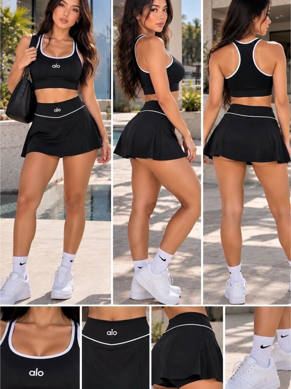 2 pc Black Skirt